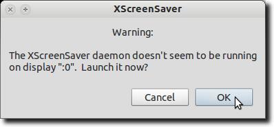 XScreensaver Daemon'u aç