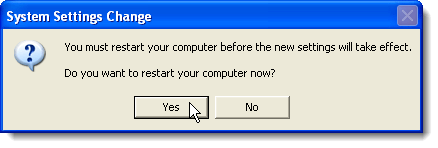 Bilgisayarınızı yeniden başlatılıyor