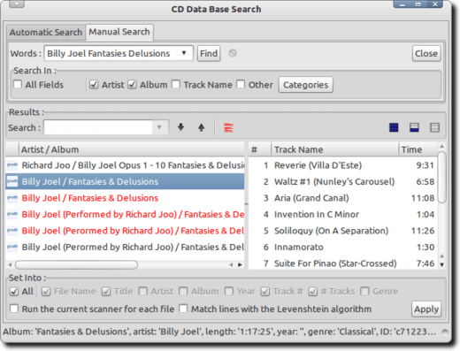CD DataBase Araması