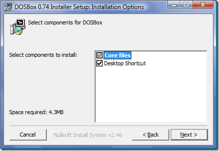 Install DOSBox