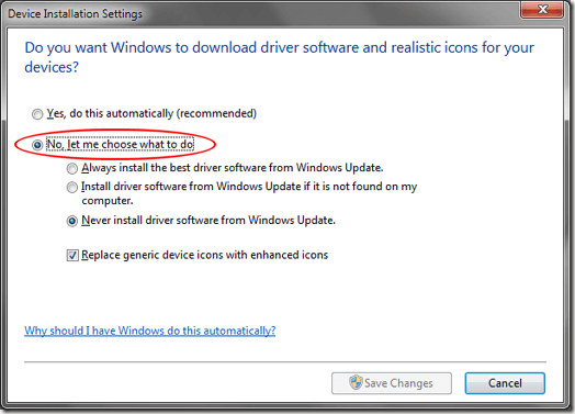 Windows 7 Let Me Choose What To Do
