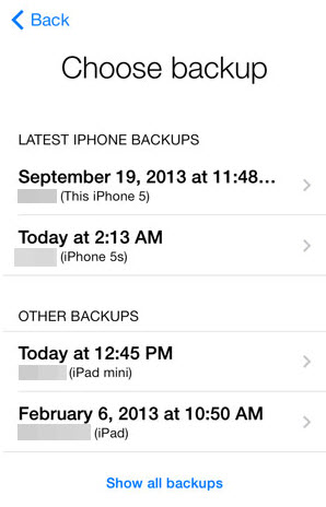 iphone backups