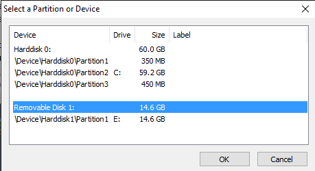 encrypt partition drive