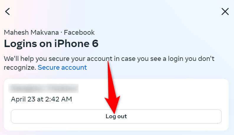 Telefonunuzdaki Hesabınızdan Çıkış Yapmak için Facebook'un Masaüstü Sitesini Kullanın
