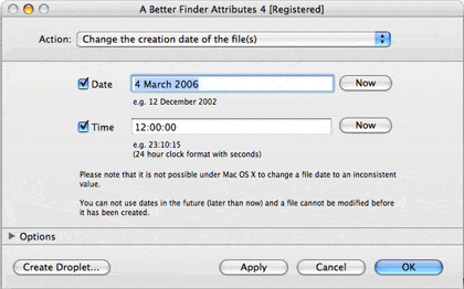 mac change file date