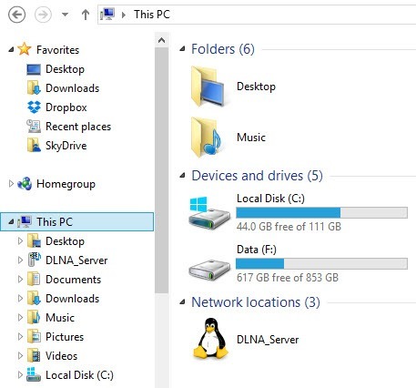system folders windows 8